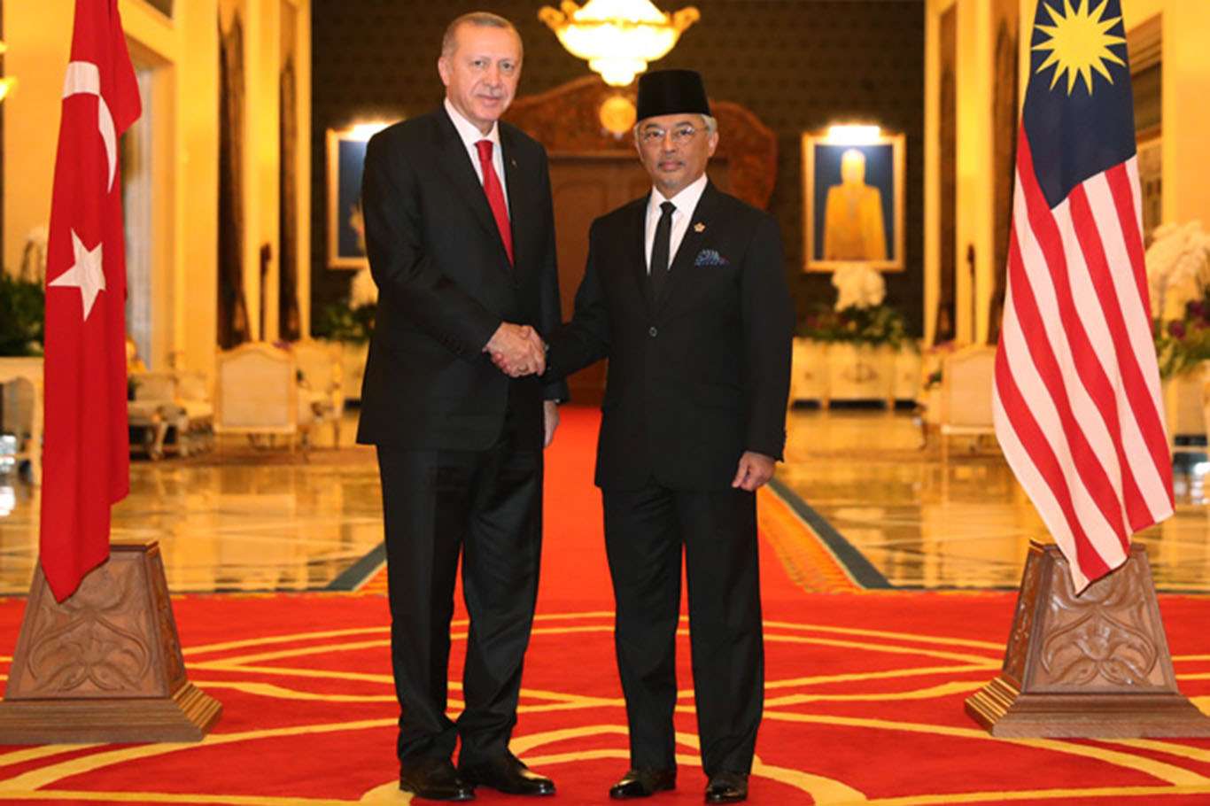 Malezya Kralı Sultan Abdullah Şah Ankara'da Malezya Kralı Sultan Abdullah Şah Ankara'da